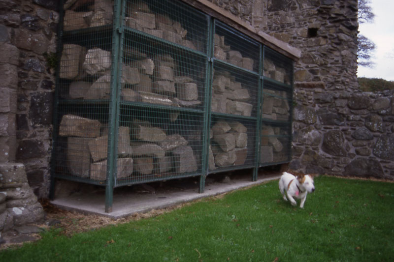 File0192_crazy Ireland people, put their stones in a shelf